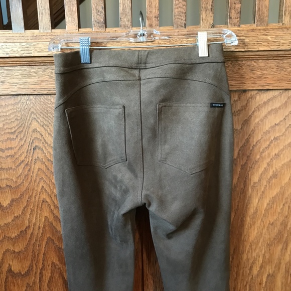 Sanctuary x Anthropologie Sueded Brown Leggings size XS - Picture 4 of 5